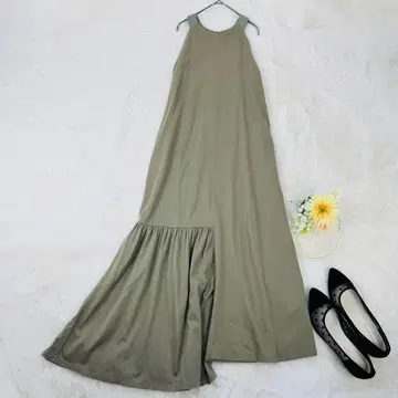 UN3D. ASYMME FRILL CUT OP 프릴 롱 원피스