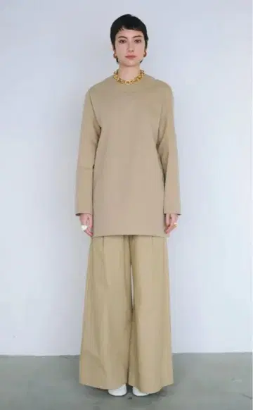 CHIEKO+ 체코 플러스 새상품 실린더 와이드 팬츠 wide pants