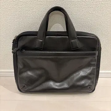 Allegro 블랙 가죽 비즈니스 백