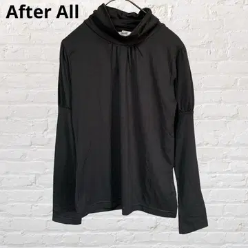 9706 미사용 새상품 애프터 올 긴팔 티셔츠 티셔츠 상의 블랙 M
