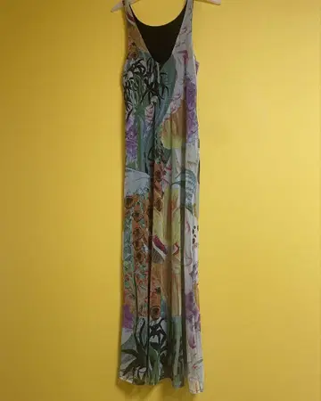 Desigual 플라워 무늬 슬리브리스 원피스 XS