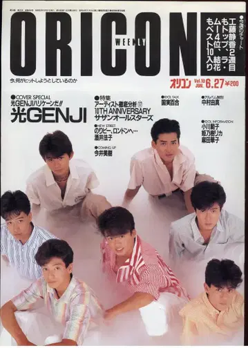 오리지널 컨피던스 오리콘 위클리 1988년 6월 27일호 454