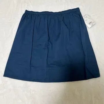 네이비 미니 스커트 플리츠