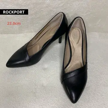 ROCKPORT 펌프스 블랙 가죽 23cm