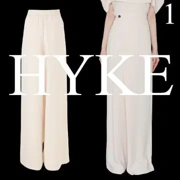 1 HYKE 새틴 와이드 레그 팬츠 새틴 와이드 레그 팬츠