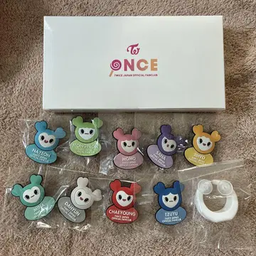 ONCEJAPAN 계속 혜택 응원봉 데코레이션 반지 TWICE
