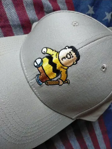 미사용 I'm GIAN 자이언 자수 야구 모자 도라에몽