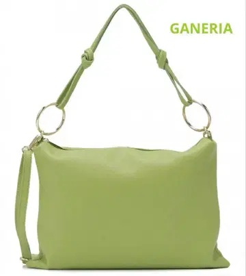 GANERIA 소가죽 라임 그린