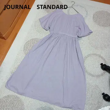 저널 스탠다드 원피스 라벤더 허리 마크