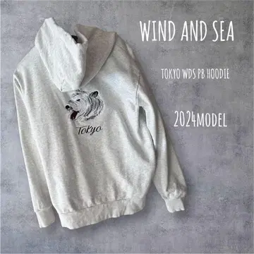 윈드앤씨 북극곰 & 도쿄 후디 사이즈 M WIND AND SEA