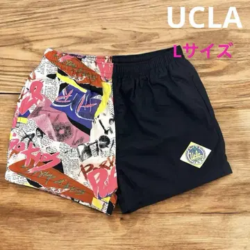 레어 UCLA 숏팬츠 화려한 비대칭 L 사이즈 Y2K