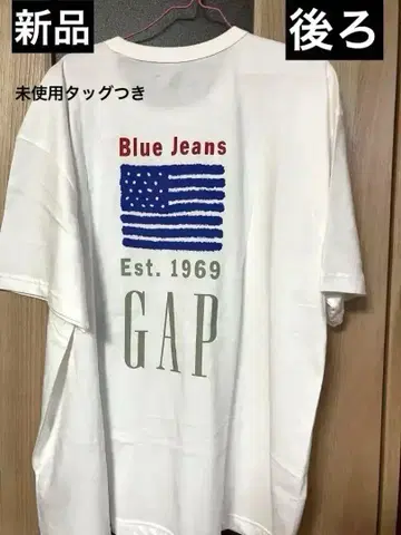 GAP Blue Jeans 티셔츠 화이트
