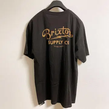 Brixton supply 브릭스톤 티셔츠 양면 프린트 로고 기업