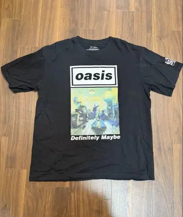 oasis Definitely Maybe 티셔츠 블랙