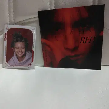 야마다 료스케 RED 가사 카드와 카드 1장