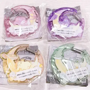 산리오 캐릭터즈 마이 스위트 드림 카라비너 가챠 4개 세트
