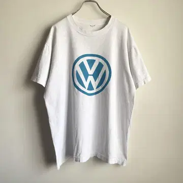 90s VOLKSWAGEN 로고 프린트 티셔츠 XL 폭스바겐