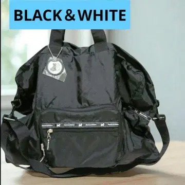 블랙 앤 화이트 보스턴 백 2WAY 골프 백