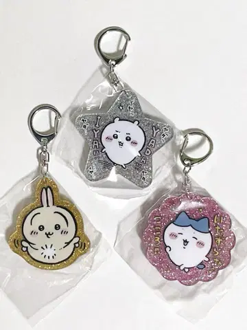 치이카와 라메 아크릴 키링 4 치이카와, 토끼, 하치와레