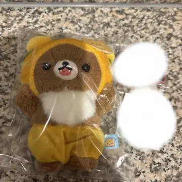 리락쿠마 차이로이코구마 꿀 요정 브로치 봉제 인형