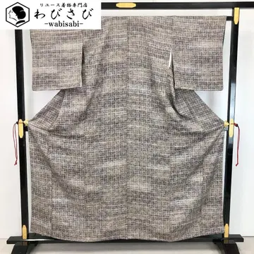코몬 추상 기하학 패턴 연한 회색 마스이와야 가드 가공 K-4599