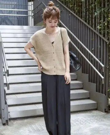 베이 크루즈 린넨 코튼 베스트