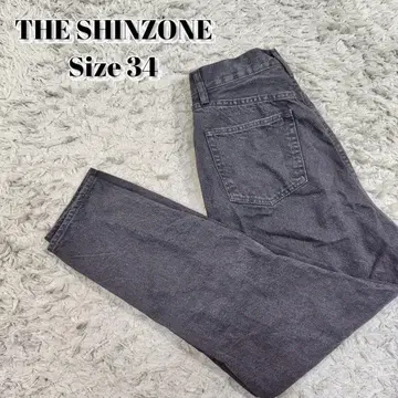 THE SHINZONE 캐럿 데님 테이퍼드 청바지