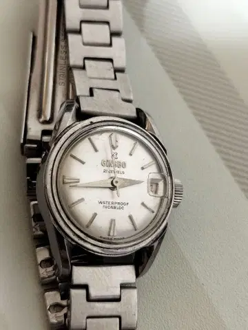 앤티크 GINSBO 6760 수동 와인딩 시계 SWISS MADE 21석