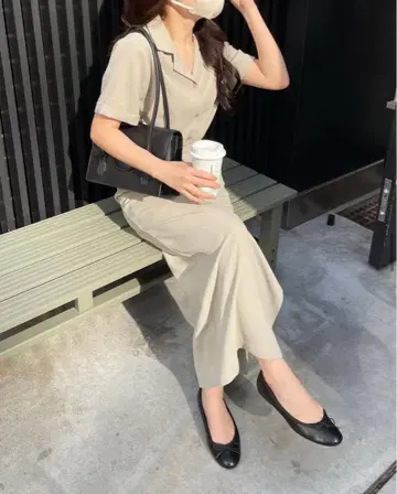 nairo 린넨 라이크 셋업 스커트