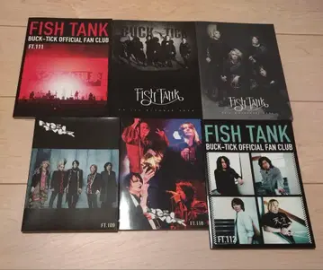 BUCK-TICK 뉴스레터 FISH TANK 6권 세트