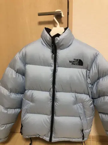 THE NORTH FACE 라이트 블루 다운 자켓