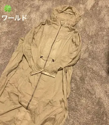 후드 부착 레인코트 초롱 초경량 월드