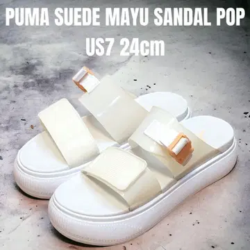 푸마 SUEDE MAYU SANDAL 샌들 24cm 통굽