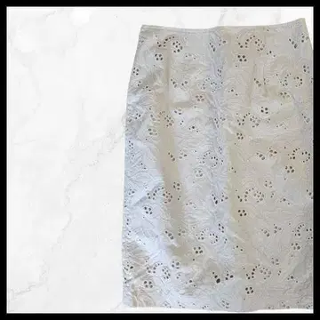 90년대 빈티지 아이보리 레이스 스커트