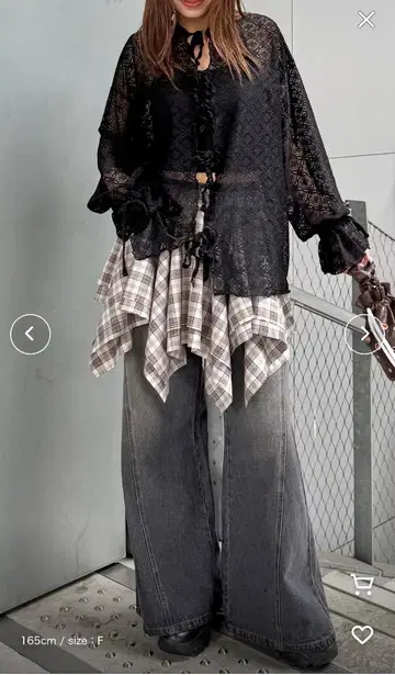 레이스 멜로 후디 탑