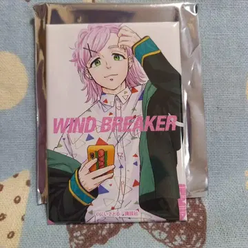 WIND BREAKER 스퀘어 캔뱃지 오동나무 미키