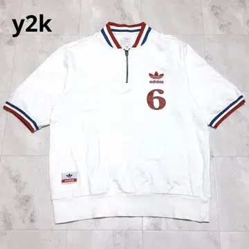 아디다스 오리지널 하프 지퍼 Y2K풍 상의