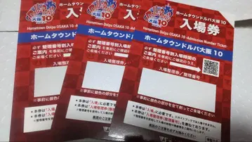 홈 타운 도르파 오사카 10 입장권만