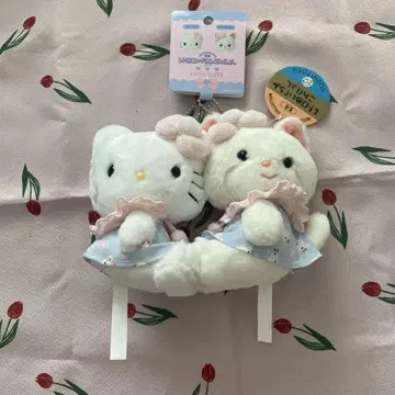 산리오 요시토쿠 콜라보 레트로 봉제 인형 컬렉션 마스코트 홀더 헬로키티