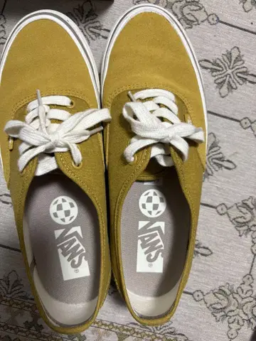 VANS 머스타드 스웨이드 스니커즈