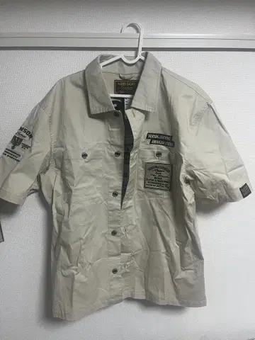 vanson 반팔 워크 셔츠 XL 아이보리