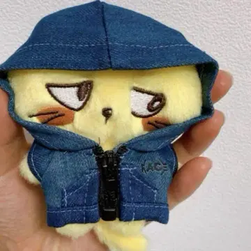 지미레니얼 Zipper hoodie 지민 봉제 인형 의류
