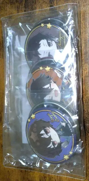 문호 스트레이독스 문호 스트레이독스 라쿠텐 구루나비 캔뱃지 6개 세트