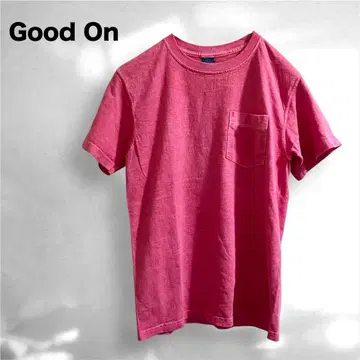 Good On 굿온 S/S 포켓 티셔츠 P-체리 반팔