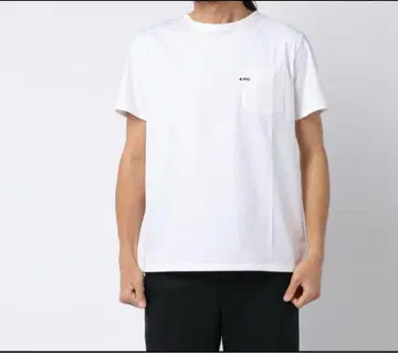 아페쎄 인기 로고 반팔 티셔츠 남성용 XS 화이트
