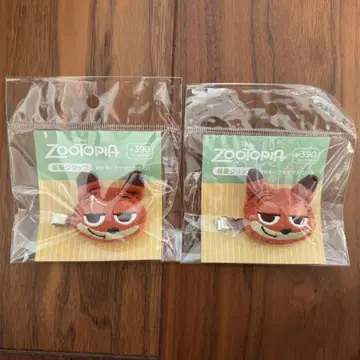 주토피아 닉 봉제 인형 앞머리 클립
