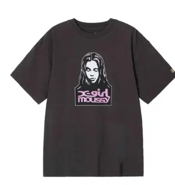 XGIRL MOUSSY 콜라보 티셔츠