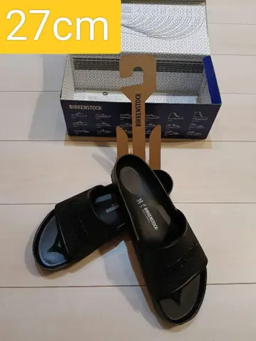 미사용 버켄스탁 바르바도스 블랙 검정 27cm