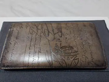 벨루티 Berluti 이베네 두겹 장지갑 캘리그래피 그린 계열