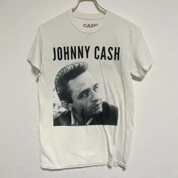 JOHNNY CASH 조니 캐시 포토 프린트 밴딩 티셔츠
